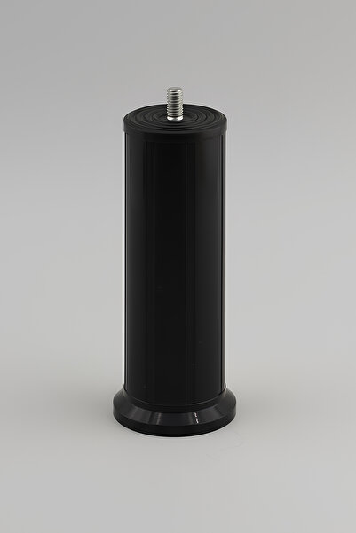 Badem10 Keson 15 cm Black Plastic Furniture Base Tv Unit Heightening Leg Robot Vacuum Cleaner Compatible