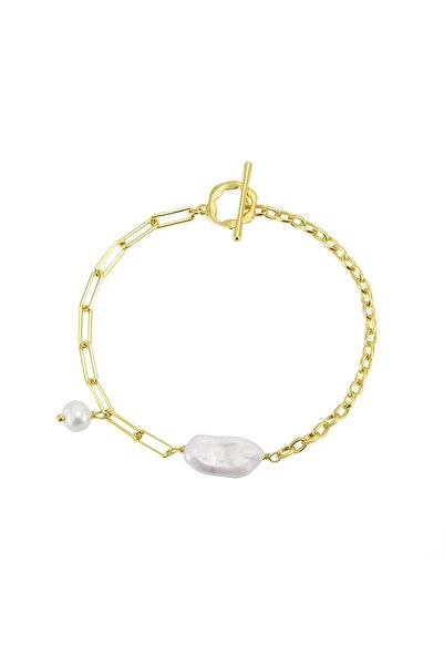 delis Bratara din argint 925 pentru dama, JW1702, model perlute, placata cu aur