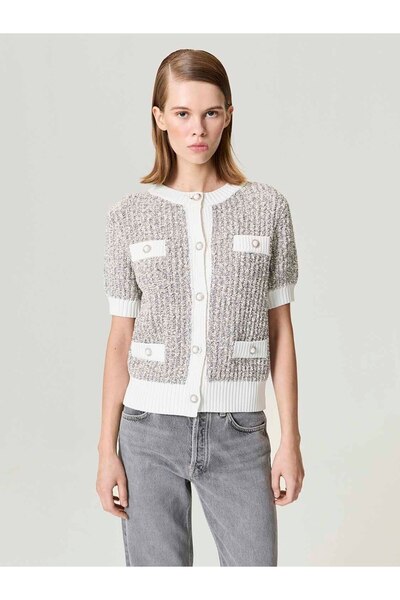 Nocturne Düğme Aksesuarlı Triko