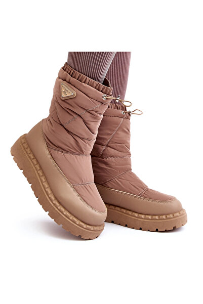 BOTO Cizme zapada femei Bej Lureta 36