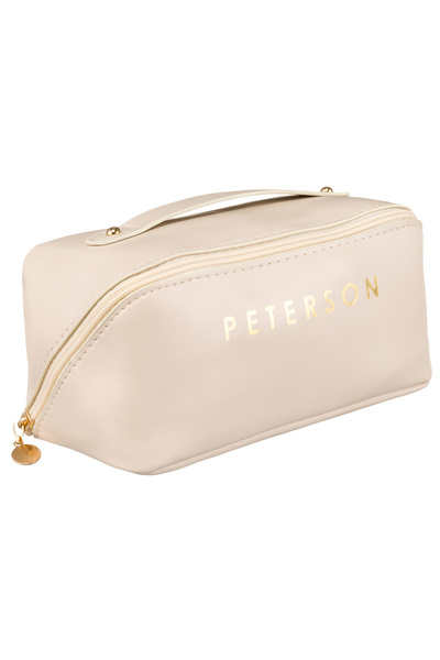 Other Large, travel cosmetic bag for women made of -leather - Peterson