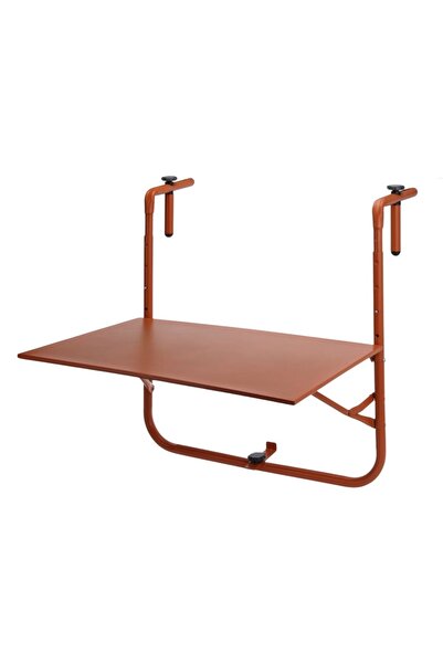 Koopman Masă de balcon pliabilă cu sistem de prindere