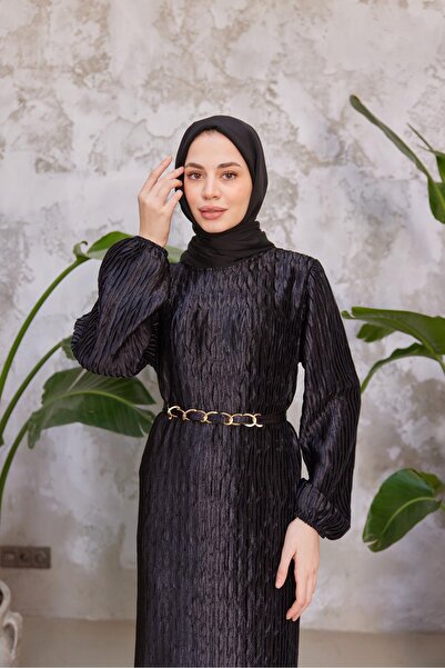 Hülya Keser Petek Abiye - Siyah