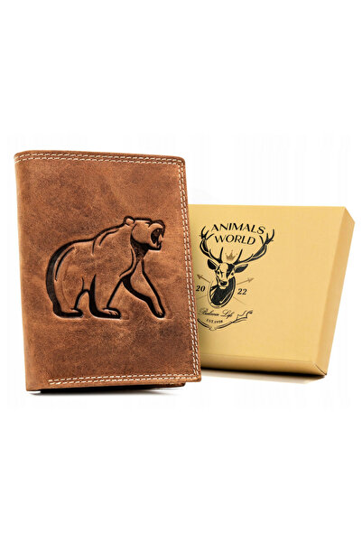 Other Large, vertical men's wallet made of genuine leather - Always Wild