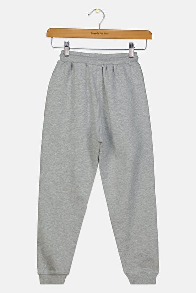 Reebok Kids Girl Sportswear Fit Outdoor Vector French Terry Sweatpants, Grey