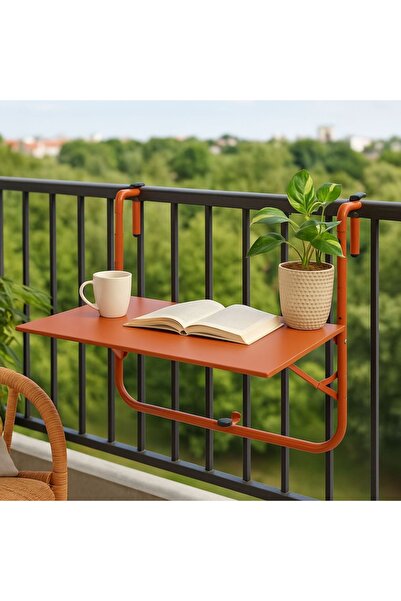 Koopman Folding balcony table with clamping system