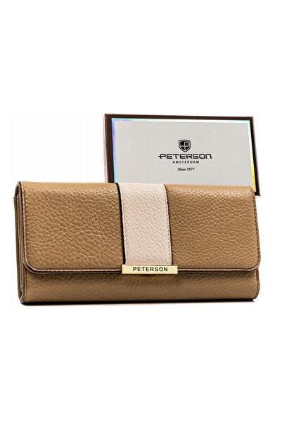 Other Large, horizontal women's wallet made of -leather - Peterson