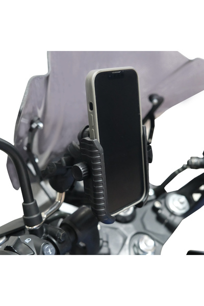 GP KOMPOZİT TTR09 Universal Ayna Bağlantılı Titreşim Modüllü Telefon Tutucu Siyah