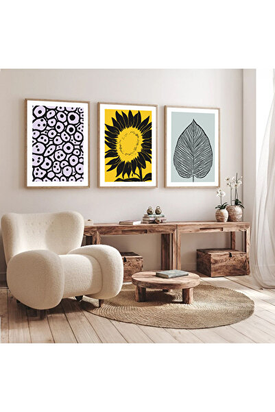 Dekorsiahome Σετ τραπεζιού κουζίνας σαλονιού 3 τεμαχίων με ξύλινο σκελετό SET...