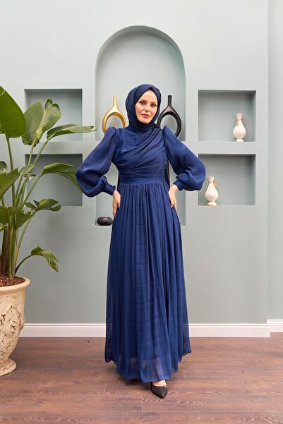 Hülya Keser Efil Abiye - Lacivert