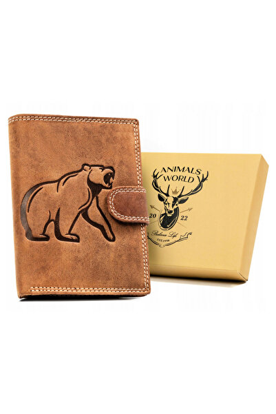 Other Large, vertical men's wallet made of genuine leather - Always Wild