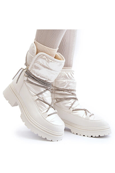 BOTO Cizme de zapada pentru femei Alb Rilana 37