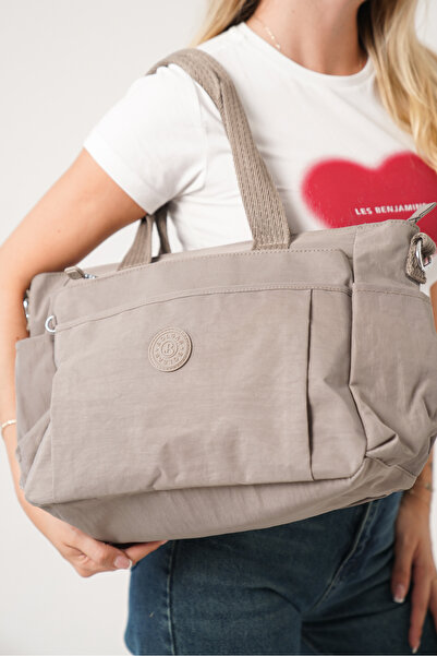 Solo Bag Women's Mink Multi-Compartment Waterproof Crinkle Daily Crossbody Hand and Shoulder Bag