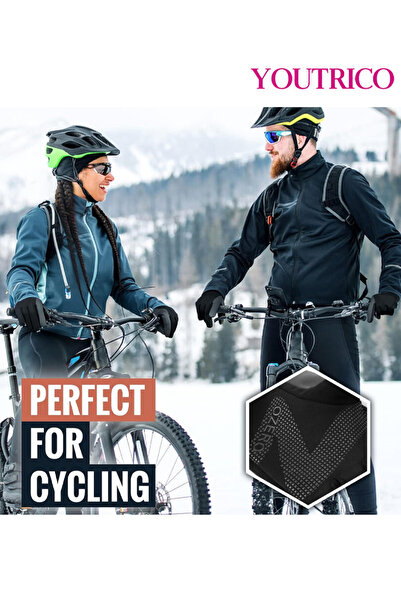 Youtrico Women's and Men's Winter gloves waterproof windproof warm running riding driving hiking
