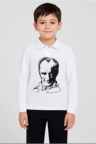 Gala Παιδικό μπλουζάκι με γιακά ATATURK με τύπωμα