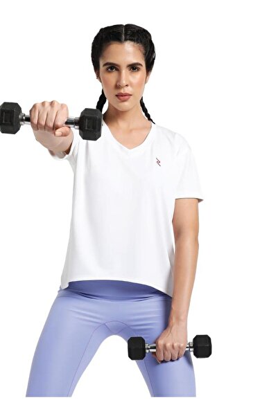 Zaecy بلوزة قصيرة نسائية بفتحة رقبة على شكل حرف V