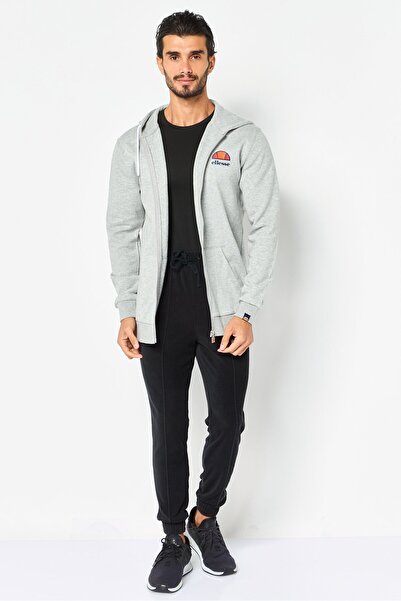 Ellesse Men Sportswear Fit Long Sleeve Outdoor Hoodies, Grey