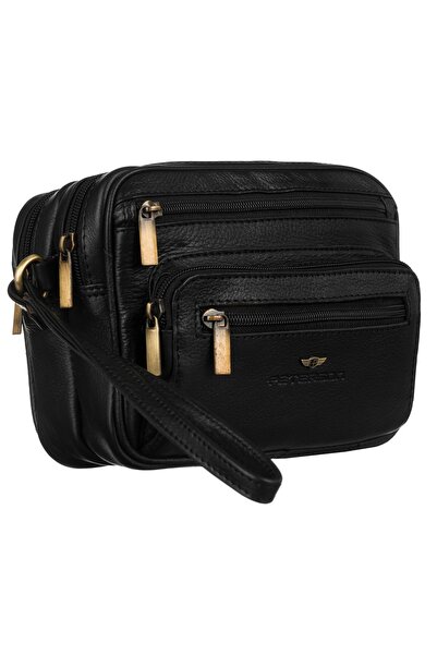 Other Geantă bărbătească cu două compartimente din piele - Peterson