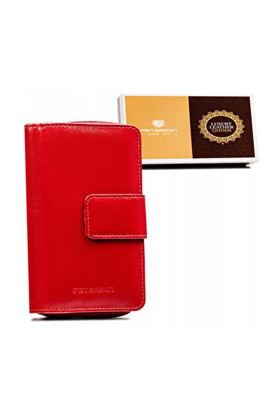 Other Large leather women's wallet with snap closure - Peterson