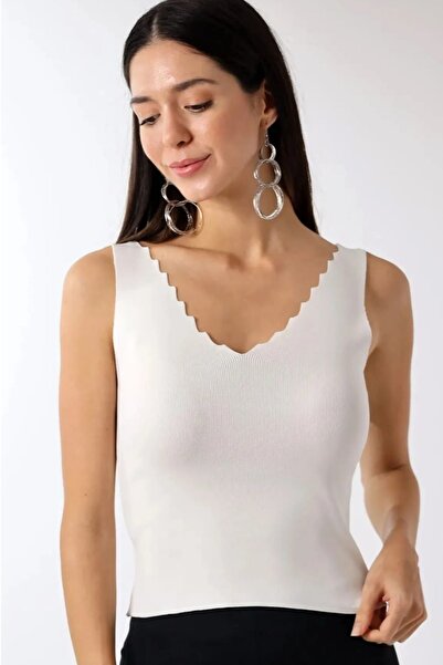 THIFF GYMWEAR Women's Sleeveless Thick Strap Thin Summer Stair Collar Knitwear Tank Top