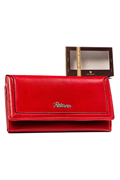 Other Large women's leather wallet with a clasp and snap closure - Peterson