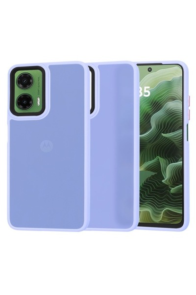 Techsuit Carcasă pentru Motorola Moto G35 (L26) - Policarbonat, Mov deschis