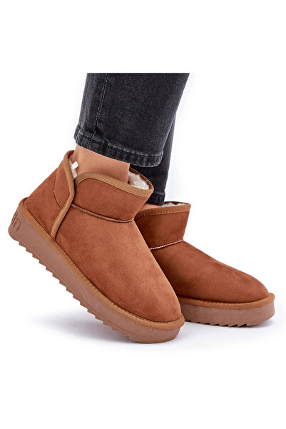 D.Franklin Bocanci De Zăpadă Pe Platformă Femei DFSH370010 Maro 41