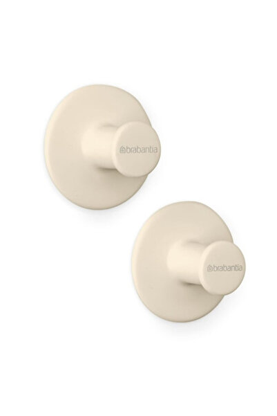 Brabantia Set de 2 suporturi 1006268, Kit de montare inclus, Până la 2 kg, Bej