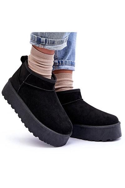 BOTO Cizme din piele intoarsa Black Corcoran 40