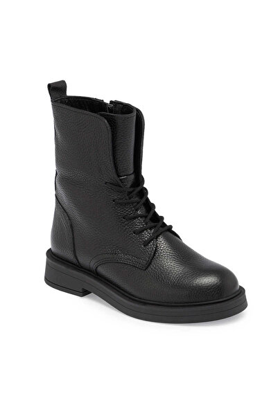 Tergan Siyah Hakiki Deri Kadın Casual Bot - K24K1BT67615-A41