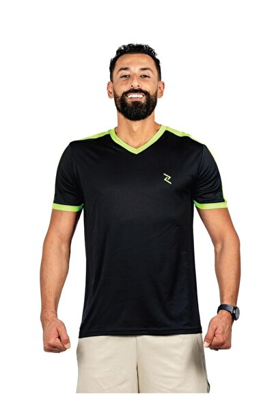 Zaecy Men's V-Neck Short-Sleeve T-Shirt