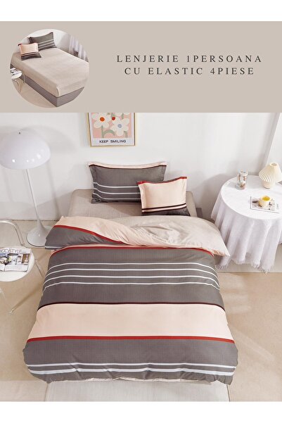 CHIRASO CHIRASO Bedding, Finet, 1 person, 4 Pieces, ELASTIC Sheet 140x200cm, Cover 155x200, 2 Pillowcases