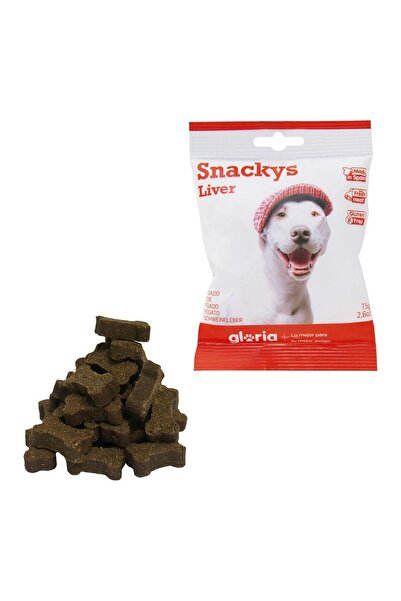 Gloria Dog Snack Display Snackys Liver (30 x 75 g)