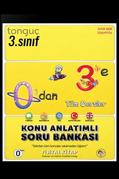Tonguç Yayınları 0'dan 3'e Tüm Dersler Konu Anlatımlı Soru Bankası