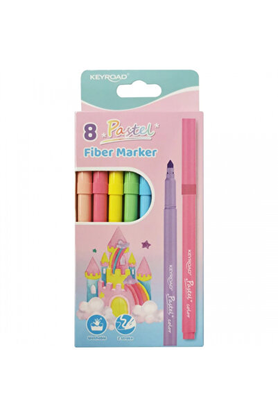 KEYROAD Markere colorate KR972034, 8 culori, blister de carton