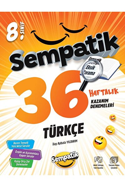 Ünlüler Karması 8. Sınıf Türkçe 36 Haftalık Kazanım Denemeleri