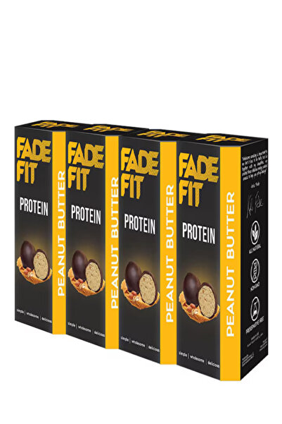 Fade Fit Bile de ciocolata si unt de arahide bogate in proteine,FadeFit, 30 g, pachet 4x