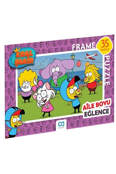 TOHA لغز كرال شاكر للأطفال مكون من 35 قطعة - لغز تعليمي بإطار