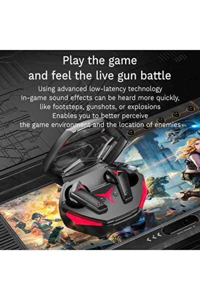VALA DX-21 Wireless In-Ear Gaming Headphones, Smart Touch Control, Noise Cancelling