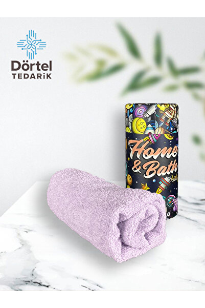 Dörtel Tedarik منشفة لليدين والوجه مقاس 50×90 سم في علبة خاصة