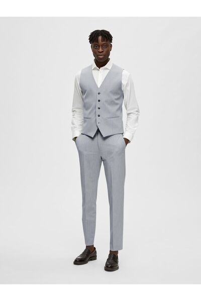 SELECTED Weste Viskosemix Slim Fit