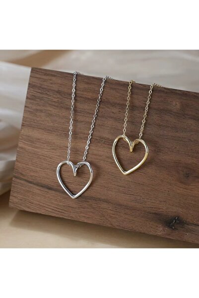 delis Lantisor argint 925, JW1744, model inima, placat cu aur