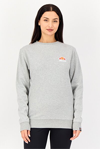 Ellesse Women Sportswear Fit Long Sleeve Ashburton Outdoor Sweatshirt, Grey