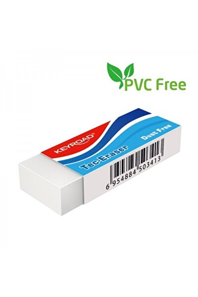 KEYROAD Radieră Technic KR970980, dreptunghiulară, 61 x 22 x 12 mm, albă