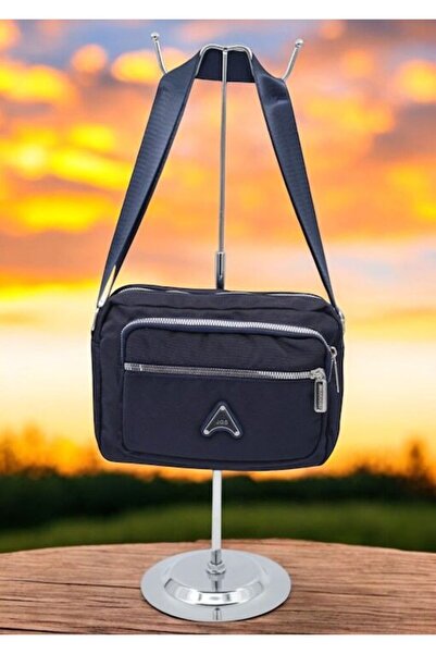 OEM Geantă crossbody pentru femei R241, curea reglabilă, albastră