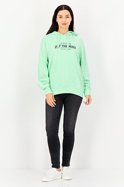 Vans Women Sportswear Fit Long Sleeve Outdoor Hoodie, Mint Green