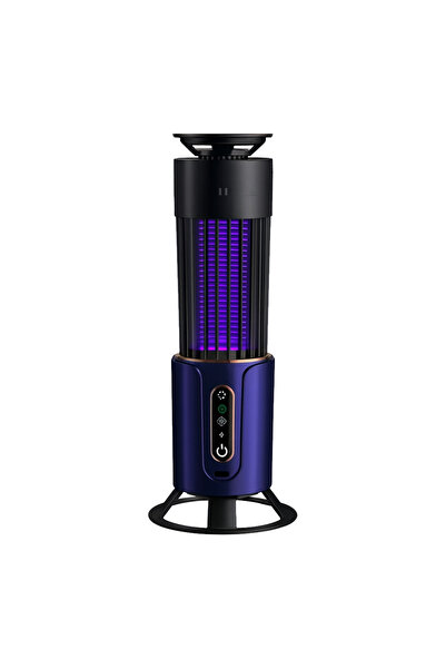 NEXTLY Lampă de noapte și anti-insecte UV cu funcție dublă, reîncărcabilă prin USB-C, 5W, albastru-negru