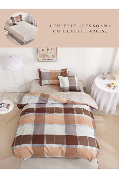 CHIRASO CHIRASO Bedding, Finet, 1 person, 4 Pieces, ELASTIC Sheet 140x200cm, Cover 155x200, 2 Pillowcases