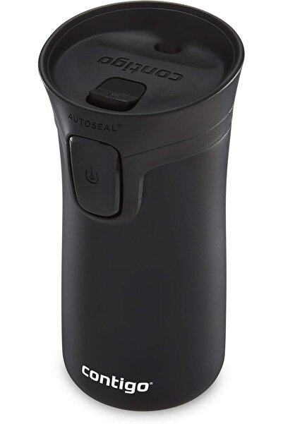 Contigo Pinnacle 300ml Vacuum-Insulated Travel Mug, Leak-Proof, BPA-Free (Black Matte)