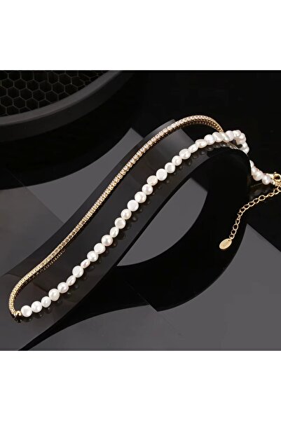 delis Lantisor argint 925, JW1735, model tennis / perlute, placat cu aur